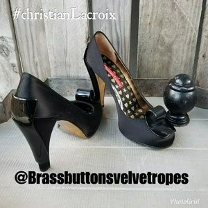 Christian Lacroix Italian Shoes size 38 / size 8